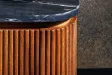 Buffet Gatsby marbre noir & bois manguier – Design chic| Bellozia