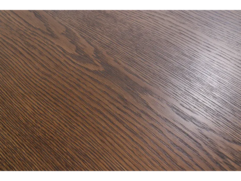 Table de Salle à Manger Ronde 120 cm - Chêne Foncé