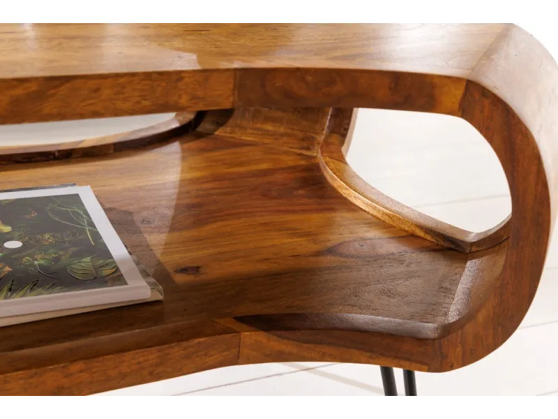 Table Basse en Bois 105cm Mango pas cher