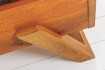 Lit adulte en bois massif |Lit moderne de 140x200 cm en pin massif ...