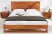 Lit adulte en bois massif |Lit moderne de 140x200 cm en pin massif ...