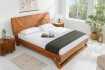 Lit adulte en bois massif |Lit moderne de 140x200 cm en pin massif ...