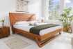 Lit adulte en bois massif |Lit moderne de 140x200 cm en pin massif ...