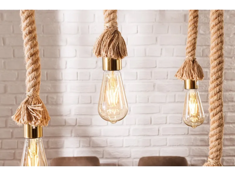 Suspension SEVEN SEAS 110 cm - Élégance naturelle et style maritime