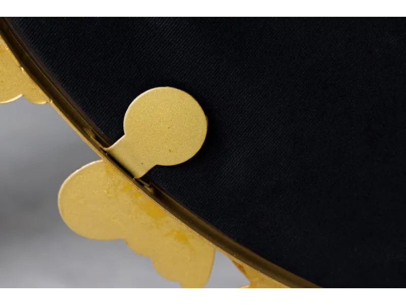 Miroir mural design Papillon coloris Or 80cm