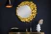 Miroir mural design Papillon coloris Or 80cm