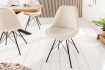Chaises capitonnées |Lot de 2 Chaises design scandinave de salle à ...