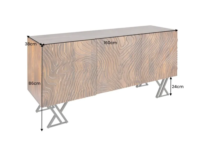 Buffet, Bahut et enfilade pas cher en bois massif  | LIVRAISON GRAT...