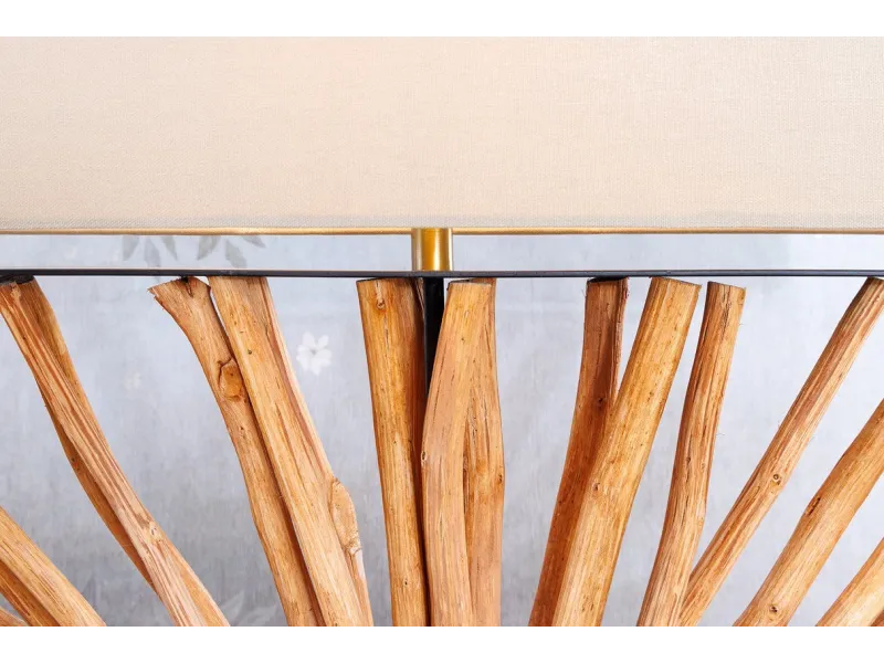 Lampe à poser design de couleur gris en béton Lampes à poser |bellozia...