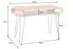 Table de bureau design rétro de 120cm à un tiroir et une niche home...