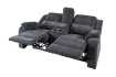 Fauteuil relaxant moderne coloris gris foncé en tissu Fauteuil rela...