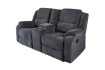 Fauteuil relaxant moderne coloris gris foncé en tissu Fauteuil rela...