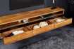 Meuble TV contemporain |Meuble TV style industriel en bois massif e...