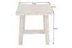 Tabouret 40 cm design en bois massif recyclé Tabourets bas |bellozia...