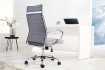 Fauteuil de bureau à roulettes confortable en microfibre coloris ma...