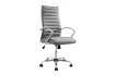Fauteuil de bureau à roulettes confortable en microfibre coloris ma...