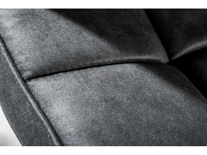 Lot de 2 tabourets de bar design en simili cuir noir Chaises de sal...