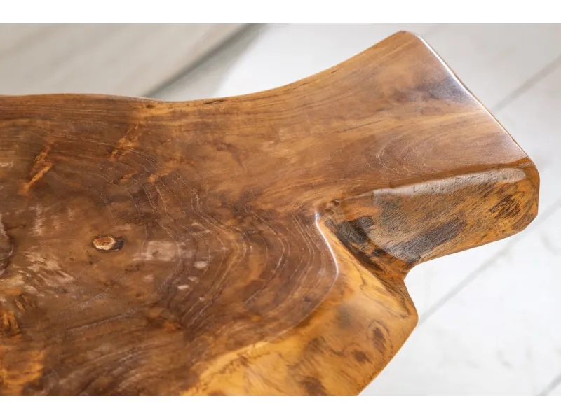 Table d'appoint en bois massif style rustique Table d'appoint  |adenia...