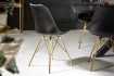 Lot de 4 chaises modernes en polyester coloris gris antique Chaises...