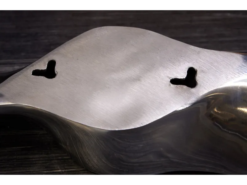 Objet décoratif design hélice coloris argenté en aluminium Objets d...