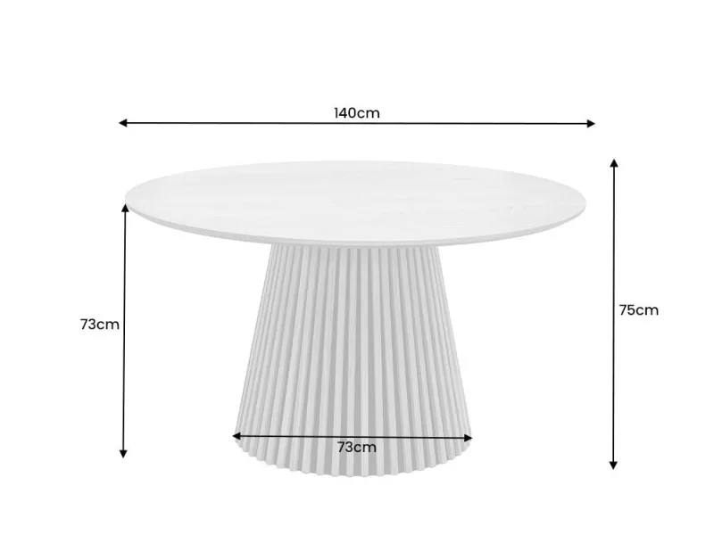 Table de Salle à Manger Ronde - Un Lieu Convivial pour les Dîners en Famille