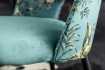Chaise de salle à manger design baroque coloris gris argenté home |...