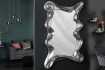Miroir mural rectangulaire simple 160cm coloris noir pas cher
