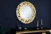 Miroir ronde style maritime tau naturel 60cm pas cher