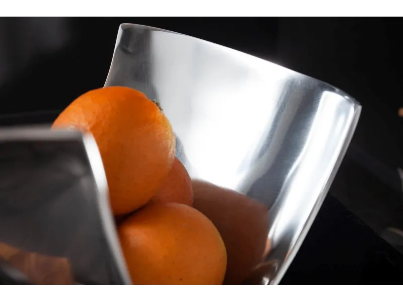 Corbeille de fruit 30 cm en aluminium argenté Objets de décoration ...