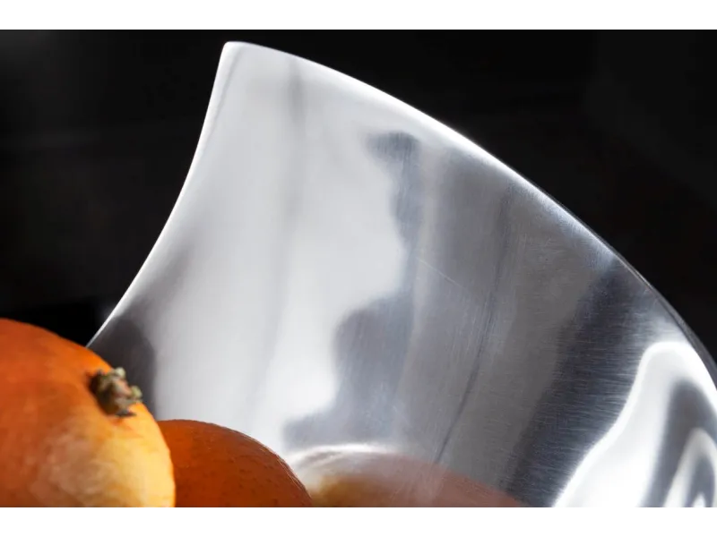 Corbeille de fruit 30 cm en aluminium argenté Objets de décoration ...