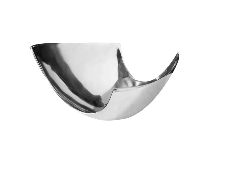 Corbeille de fruit 30 cm en aluminium argenté Objets de décoration ...