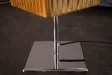 ampe design 120 cm avec abat-jour volanté or et argent – Lampadaire moderne