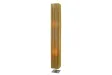 ampe design 120 cm avec abat-jour volanté or et argent – Lampadaire moderne