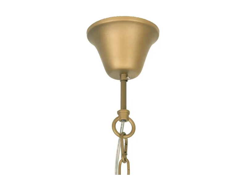 Suspension moderne dorée design 50cm – Lustre chic salon & salle à manger |bellozia.com