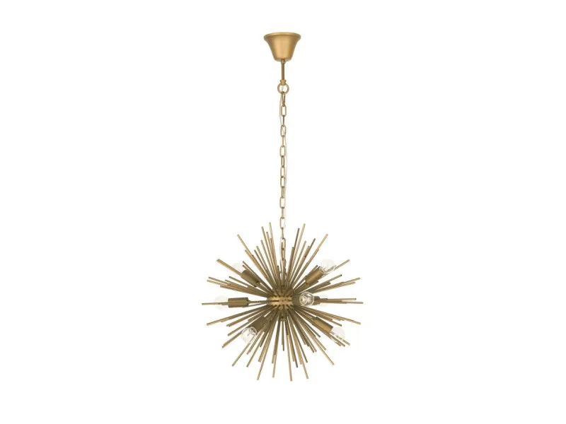 Suspension moderne dorée design 50cm – Lustre chic salon & salle à manger |bellozia.com