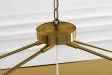 Suspension ROYAL dorée 80 cm – lustre moderne salon et salle à manger chic |bellozia.com