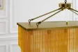 Suspension ROYAL dorée 80 cm – lustre moderne salon et salle à manger chic |bellozia.com