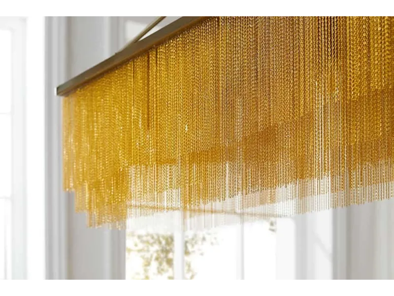 Suspension ROYAL dorée 80 cm – lustre moderne salon et salle à manger chic |bellozia.com