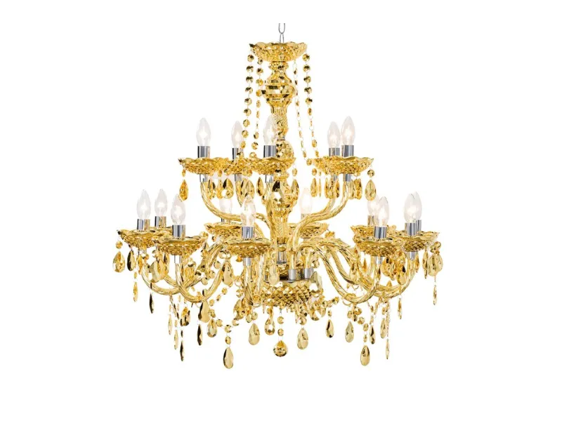 Lampe suspendue design \"GLORY\" coloris transparent Suspensions ...