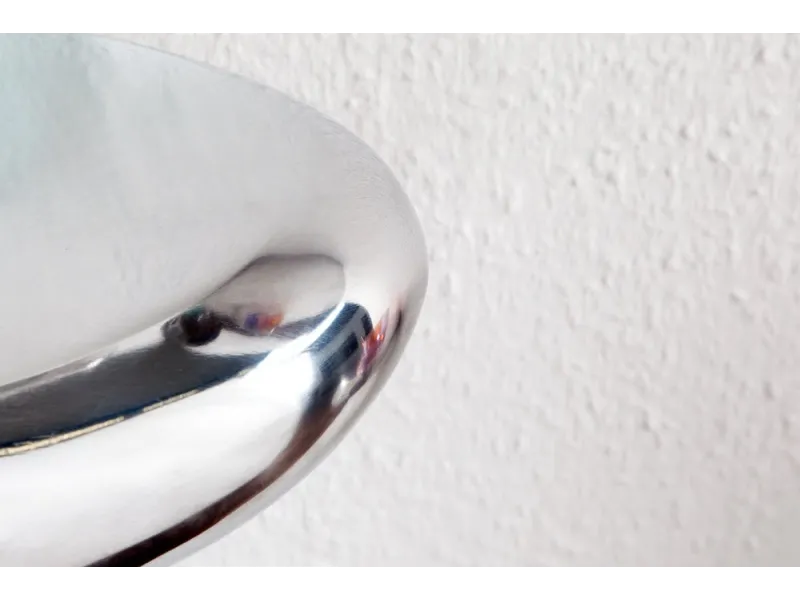 Étagère murale 5 pièces design LARME en aluminium argenté  |bellozia...