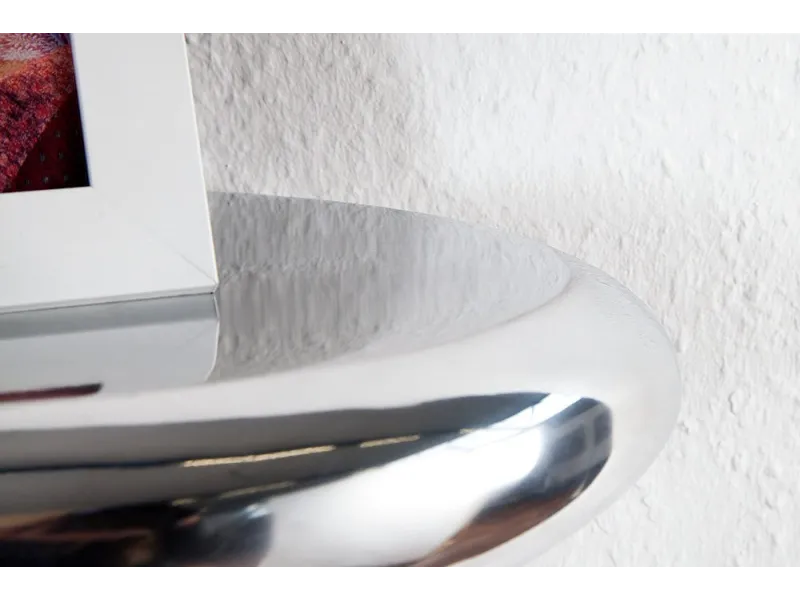 Étagère murale 5 pièces design LARME en aluminium argenté  |bellozia...