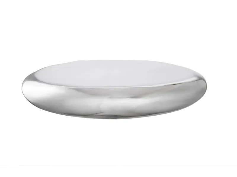 Étagère murale 5 pièces design LARME en aluminium argenté  |bellozia...