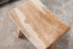 Tabouret design de 50 cm en bois massif naturel Tabourets bas |bellozia...