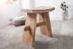 Tabouret design de 50 cm en bois massif naturel Tabourets bas |bellozia...