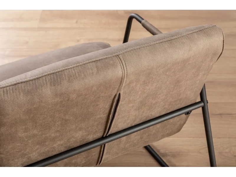 Fauteuil Butterfly en cuir marron Fauteuil |bellozia.com