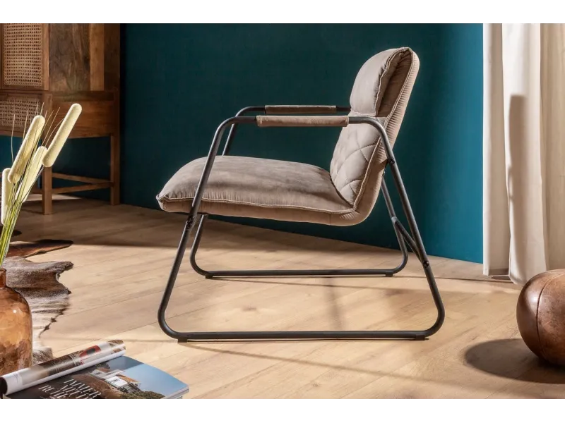 Fauteuil Butterfly en cuir marron Fauteuil |bellozia.com