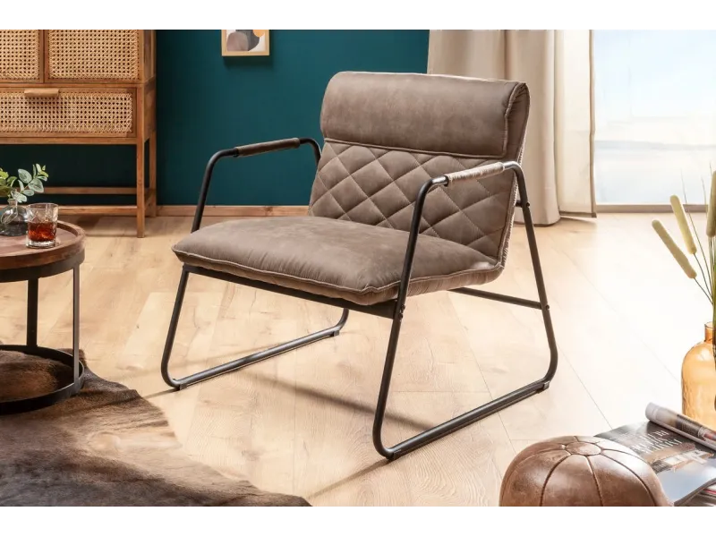 Fauteuil Butterfly en cuir marron Fauteuil |bellozia.com