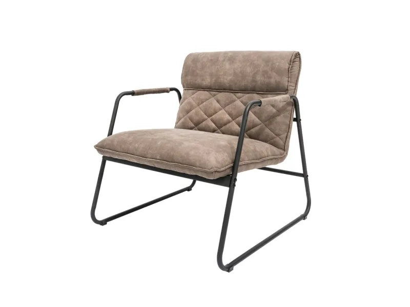 Fauteuil Butterfly en cuir marron Fauteuil |bellozia.com