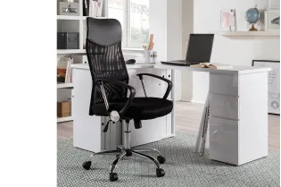 Chaise de bureau professionnel réglable coloris noir Sièges de bure...