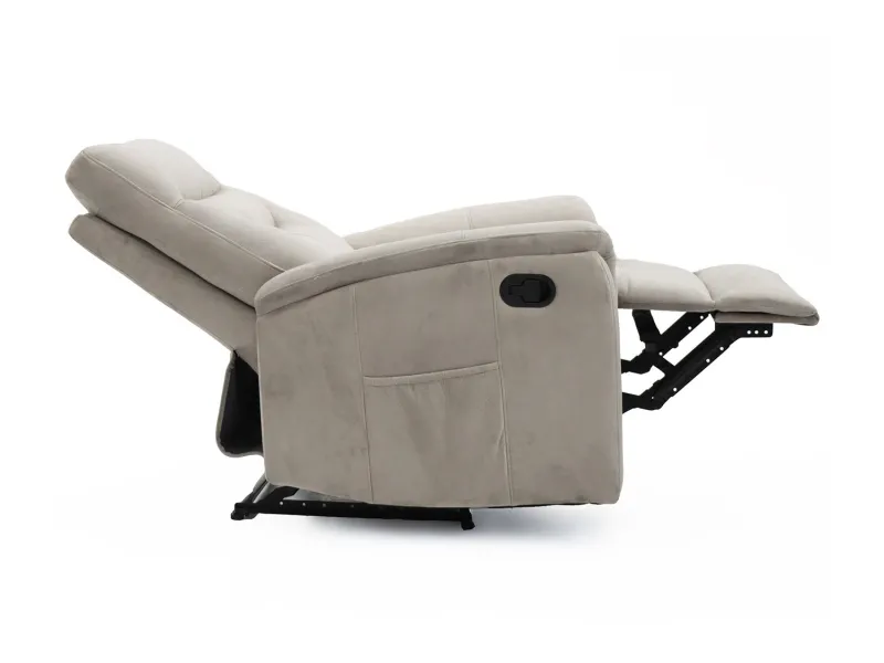 Fauteuil relax moderne coloris brun en simili cuir Fauteuil relax e...